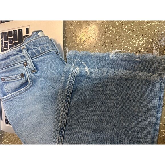 AGOLDE Los Angeles Womens Size 30 Light Wash High Rise Cropped Jeans - Picture 6 of 6